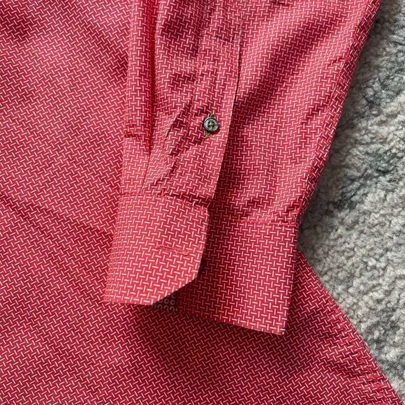 Men’s Red Ted Baker Button Down Shirt - Picture 3 of 5